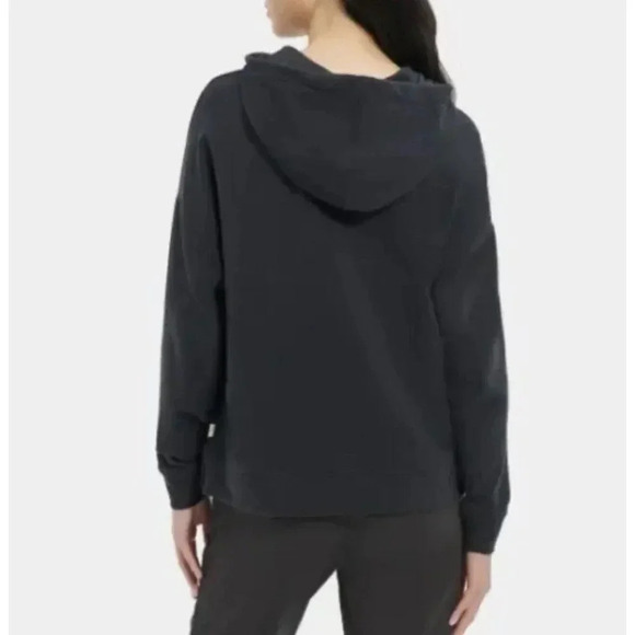 Authentic UGG Women Hoodie Sweatshirt Kyree Micro Terry Black Size: XS Sport - Picture 8 of 14